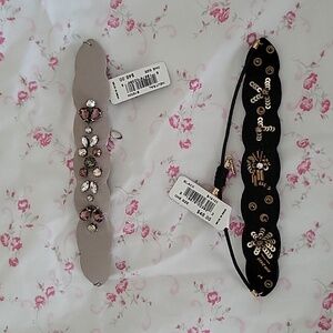 NWT 2 Rebecca Minkoff Leather Beaded Bracelets